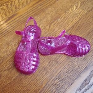 Pink sparkled infant Jellys